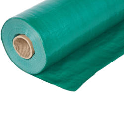 Тентовое полотно Тарпаулин ПЭ 100гр/м2 2х50м зеленый