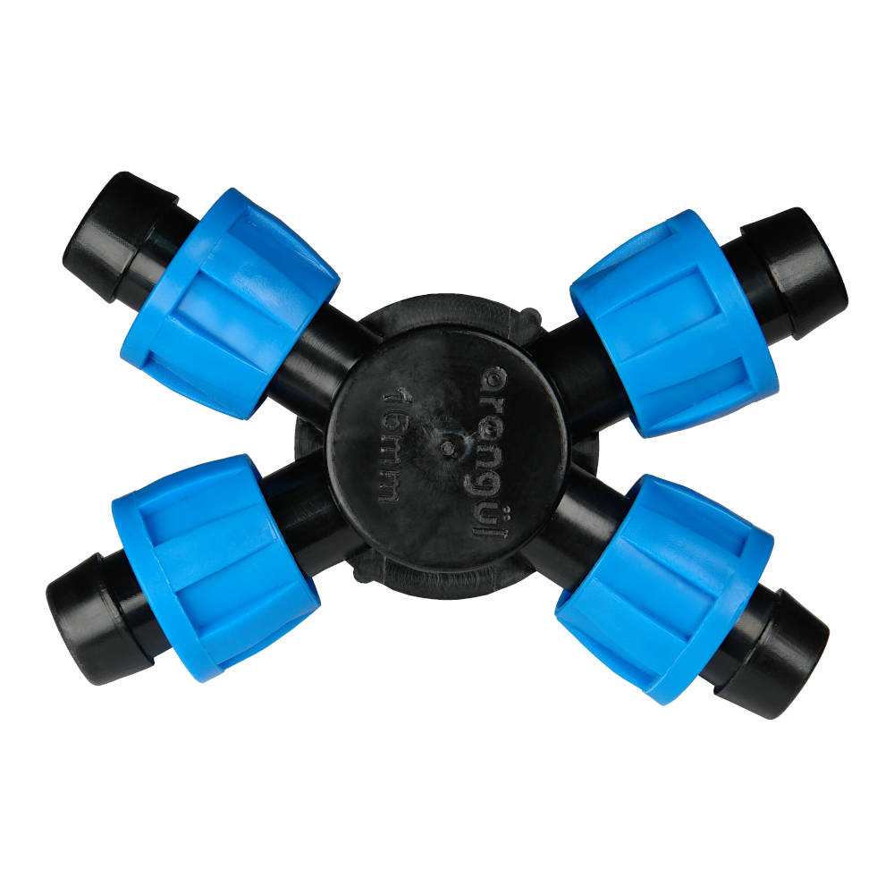 Разветвитель для капельной ленты 16/4х1" (0-60-180-240) внутренняя резьба ARANGUL